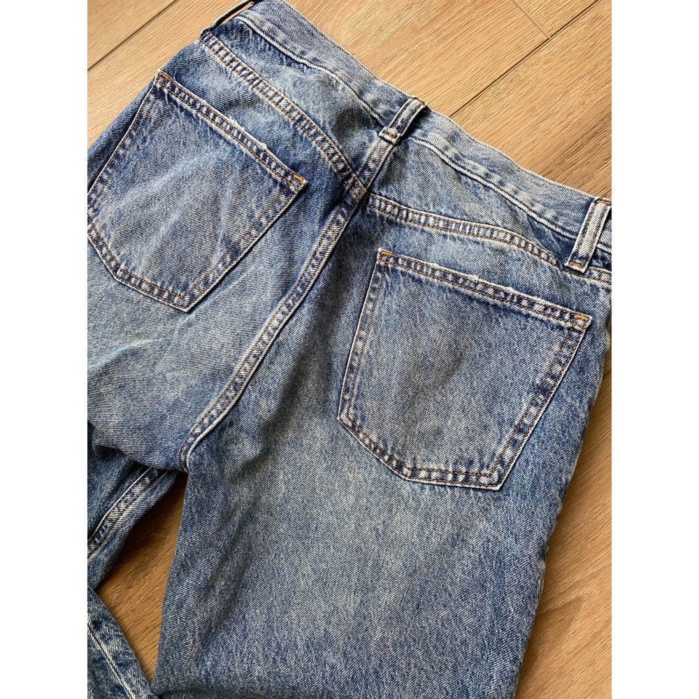 Gap Jeans Womens 16 Blue '90s Loose Straight Relaxed Medium Wash Denim 36x29 - Picture 10 of 11